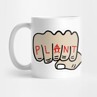 Plant Lover Knuckle Tattoo Mug